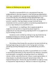 saklaw at limitasyon ng pananaliksik|Ang Pananaliksik (Kabanata 1.